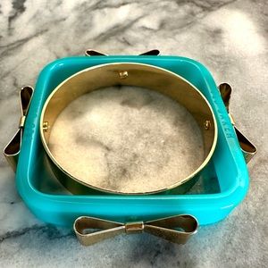 Ted Baker Square Teal Bangle Bracelet